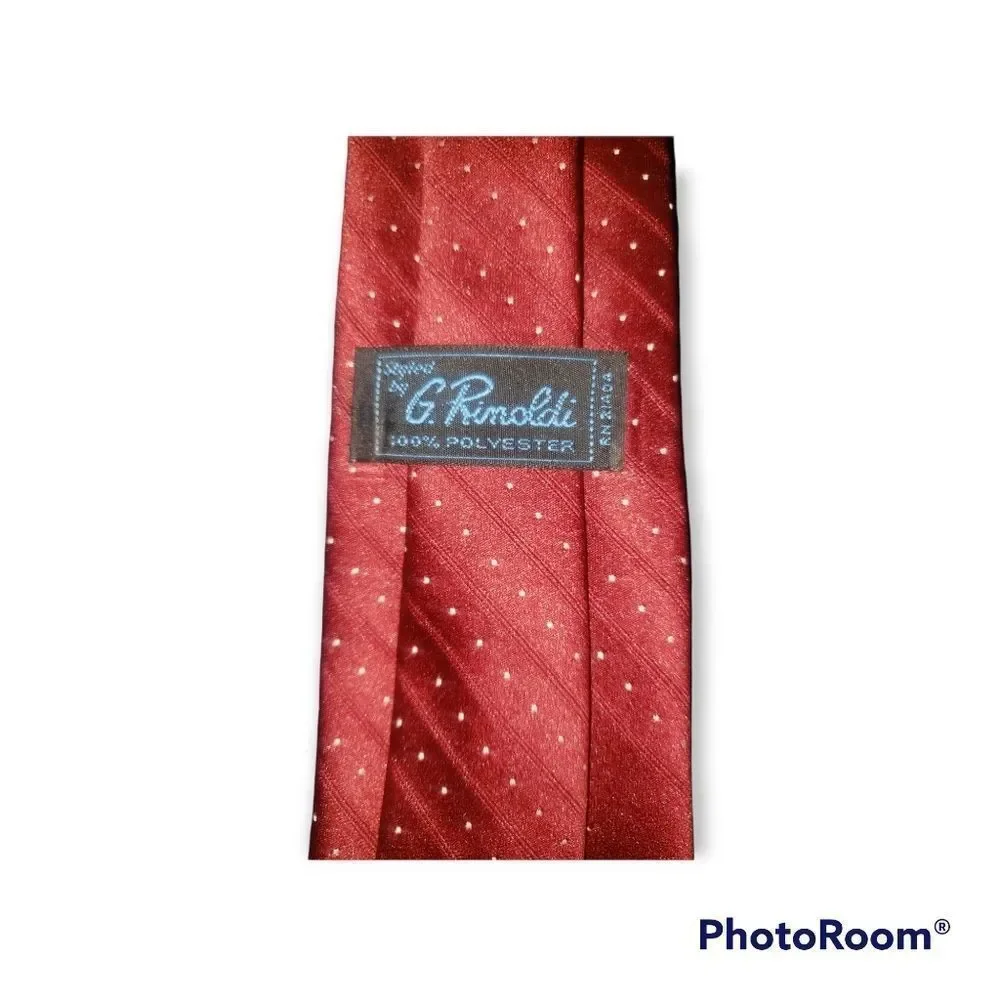 G.Rinaldi G.R. Kids Polka Dot Red Tie 53